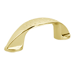 JAL-1221 | Jaladera metálica de 64mm estilo 'Elipse', latón brillante