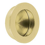 JALED-14 | Jaladera de embutir circular No. 4 acabado latón brillante