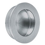 JALED-33 | Jaladera de embutir circular No. 3 acabado cromo mate