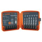 JBMT-6 | Juego de 6 brocas HSS con machuelo para metal, Truper