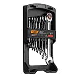 JC-8XP | Juego de 8 llaves combinadas std pulidas con matraca, Expert