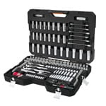 JD-217MP | Juego 217 herramientas 1/4', 3/8' y 1/2' std y mm p/mecánico