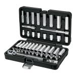 JD-3/8X45MP | Juego de 45 herramientas cuadro 3/8' std y mm para mecánico