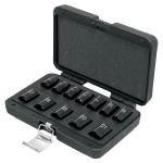 JDI-1/2X12M | Juego de 12 dados de impacto cuadro 1/2', 6 puntas mm