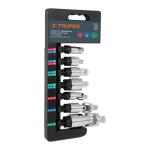 JGO-AN7 | Juego de 7 piezas de adaptadores y nudos universales, Truper