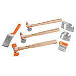 JM-HO | Juego 7 piezas de martillos y entibadores para hojalatero