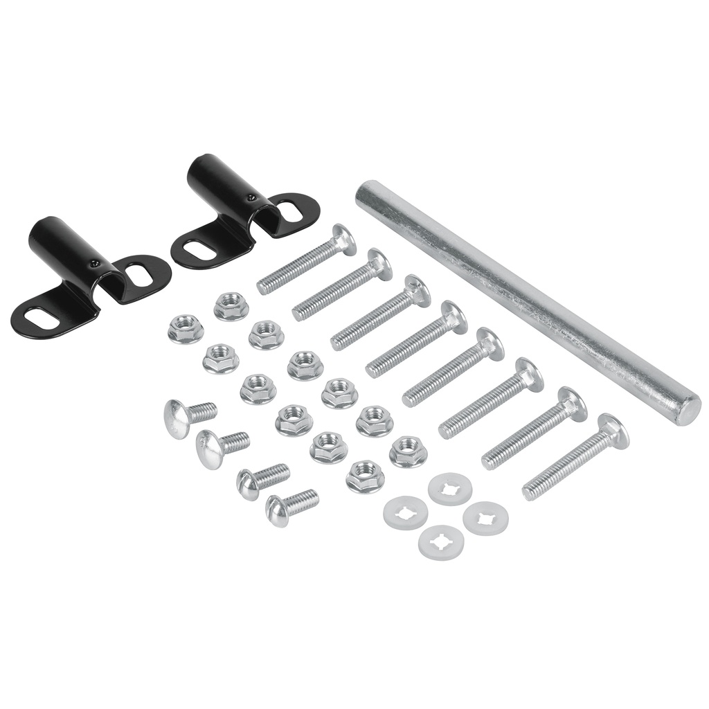 JT-GP | Juego tornilleria, chumaceras y eje carretillas gris Pretul