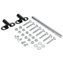 JT-GP | Juego tornilleria, chumaceras y eje carretillas gris Pretul