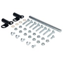 JT-RP | Juego tornilleria, chumaceras y eje carretillas rojas Pretul