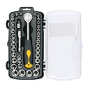 JUDA-38P | Juego de 39 herramientas 1/4' y 3/8' para mecánico, Pretul