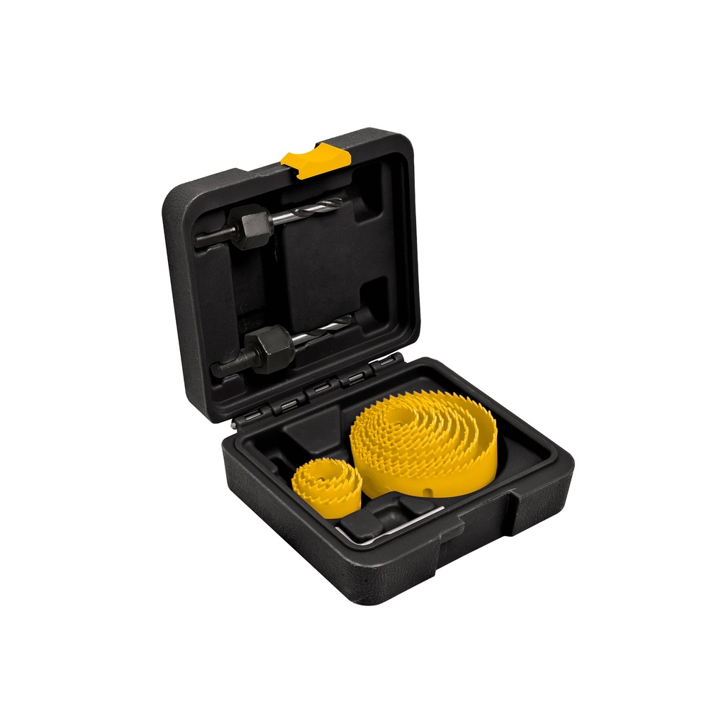 KIT-14P | Juego de 12 brocasierras, 2 mandriles y llave allen, Pretul