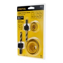 KIT-8P | Juego de 7 brocasierras acero al carbono y 1 mandril, Pretul