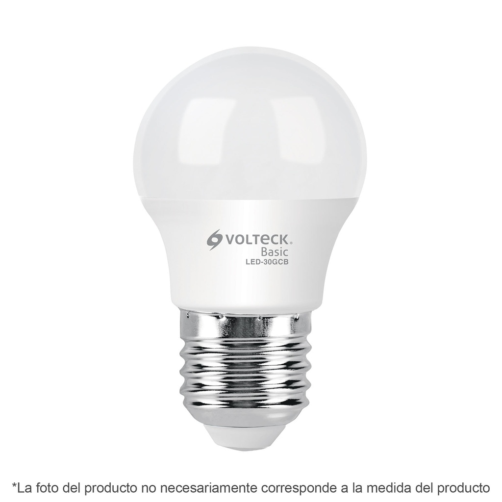 LED-30GFB | Lámpara LED G45 3 W (equiv. 25 W), luz de día, caja, Basic
