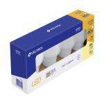 LED-60CX4 | Pack de 4 lámparas LED A19 9 W (equiv. 60 W), luz cálida
