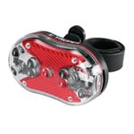 LIBI-9T | Linterna trasera para bicicleta 9 LEDs con 2 pilas AAA