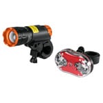 LIBI-K2 | Juego de linterna delantera y trasera para bicicleta, Truper