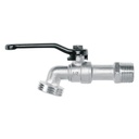 LL-21PS | Llave de esfera de zinc 1/2', 110 g, s/adaptador, Pretul