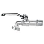 LLE-110ZS | Llave de esfera de zinc 1/2', 110 g, s/adaptador, Basic