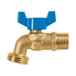 LLE-128L | Llave de esfera de latón 1/2' con rosca para manguera, Foset