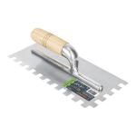 LLM-11CG | Llana 11' dentado cuadrado 1/2', 10 remaches, mango madera