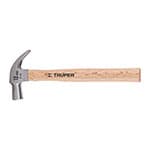 MAC-18 | Martillo cabeza cónica 18 mm uña curva, mango madera, Truper