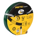 MAN-10X1/2PM | Manguera 1/2' reforzada 3 capas conexiones metal 10m, Pretul