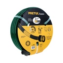 MAN-15X1/2PR | Manguera 1/2' reforzada 3 capas 15m conexiones plást, Pretul