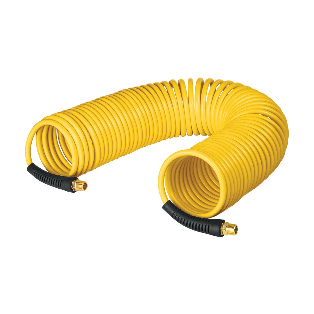 MAN-R-7P | Manguera tipo resorte para compresor, 7.6 m x 1/4', Pretul