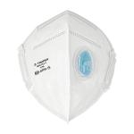 MAS-PLE-V | Respirador plegable N95 con válvula para partículas, Truper