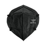 MAS-PLEN | Respirador plegable N95 negro para polvos y partículas
