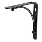 MED-6NA | Ménsula reforzada negra 6 x 6' diseño alambrón, Fiero