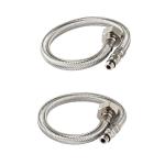 MMO-6 | Juego de 2 mangueras para mezcladoras tipo monomando, Basic