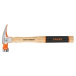 MOR-20 | Martillo pulido 20 oz uña recta, mango hickory, Truper Grip
