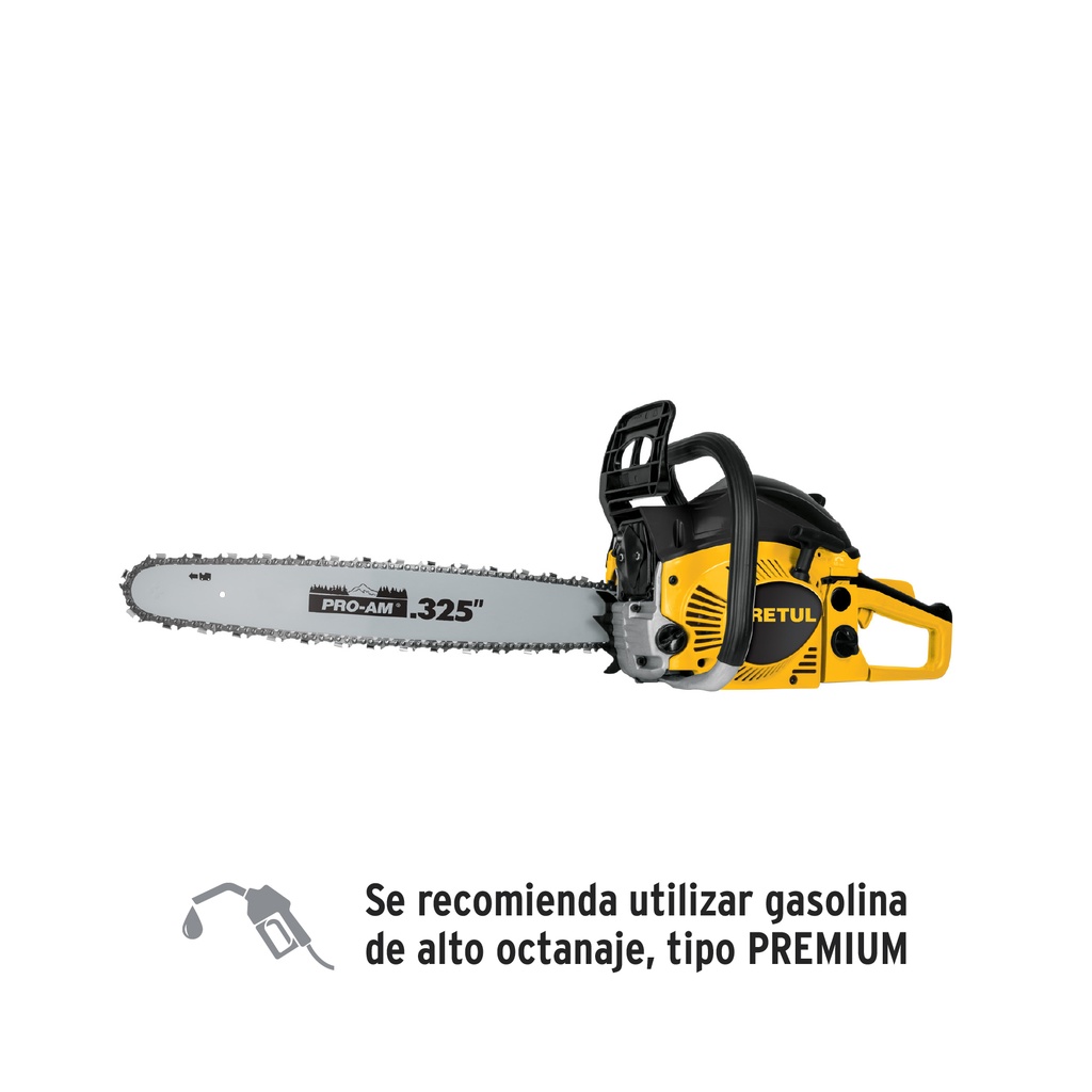 MOT-4520P | Motosierra 45 cc a gasolina con barra de 20', Pretul