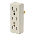 MUL-305 | Multicontacto triple, 2 polos + tierra, Volteck