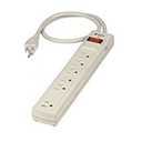 MUL-6 | Multicontacto 16 AWG uso rudo con 6 entradas, Volteck