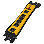 MUL-612X | Multicontacto 14 AWG industrial supresor de picos 6 entradas