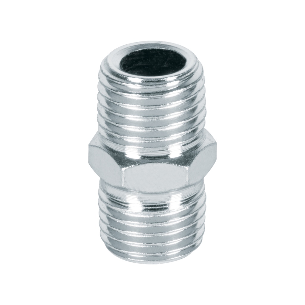 NIPLE-P | Niple acero, cuerda 1/4 NPT, Pretul