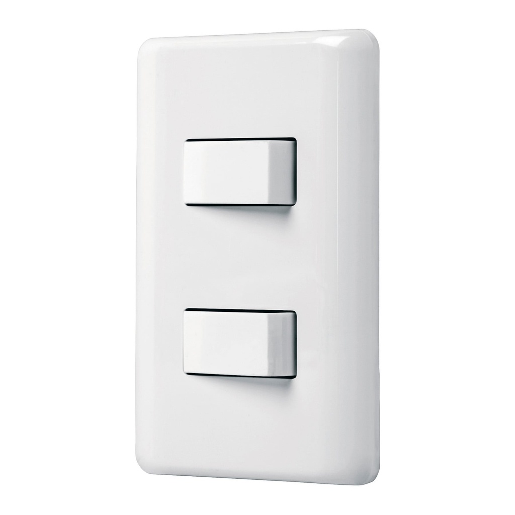 PA-APDO-EB | Placa armada 1 interruptor sencillo + 1 de 3 vías, Basic