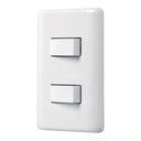 PA-APDO-EB | Placa armada 1 interruptor sencillo + 1 de 3 vías, Basic