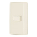 PA-APSE-BI | Placa armada 1 interruptor sencillo, marfil, Volteck