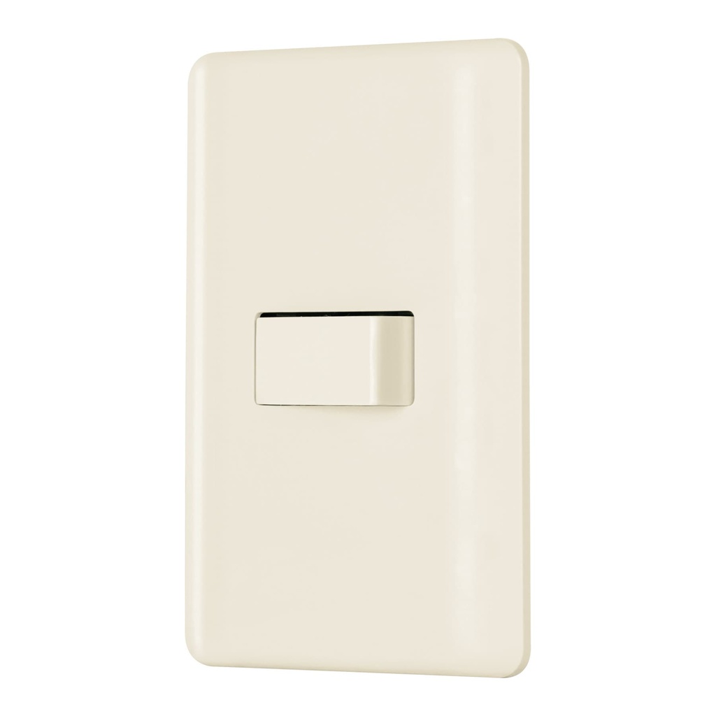PA-APSE-EBI | Placa armada 1 interruptor de escalera, marfil, Basic