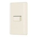 PA-APSE-EBI | Placa armada 1 interruptor de escalera, marfil, Basic