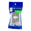 PA-APSE-EIP | Placa armada 1 interruptor escalera plata, línea Italiana