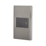 PA-APSE15-ELA | Placa armada acero 1 interruptor de 3 vías 1.5 mód, Lisboa