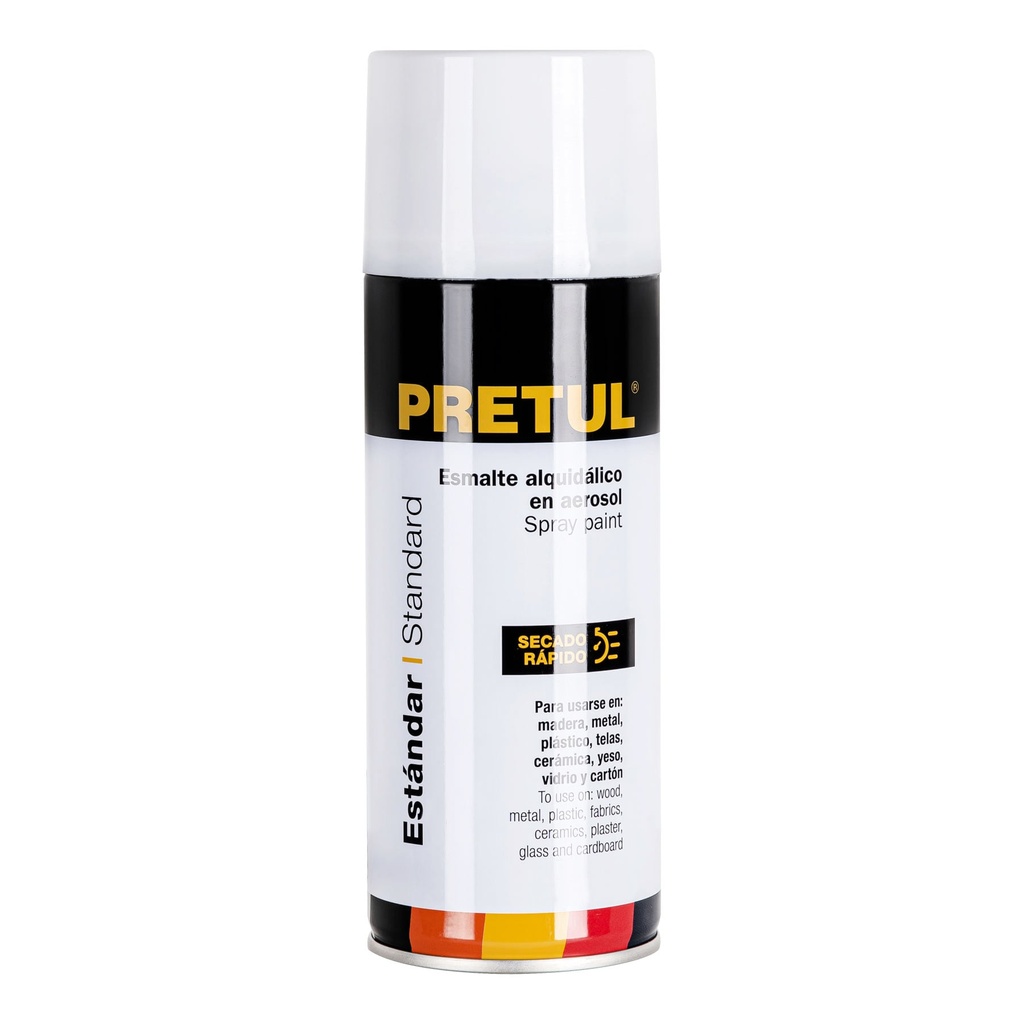 PA-BM-P | Pintura en aerosol, blanco mate, 400 ml, Pretul