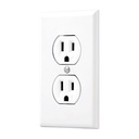 PA-CODO-SB | Placa armada 2 contactos polarizados, línea Standard, blanco