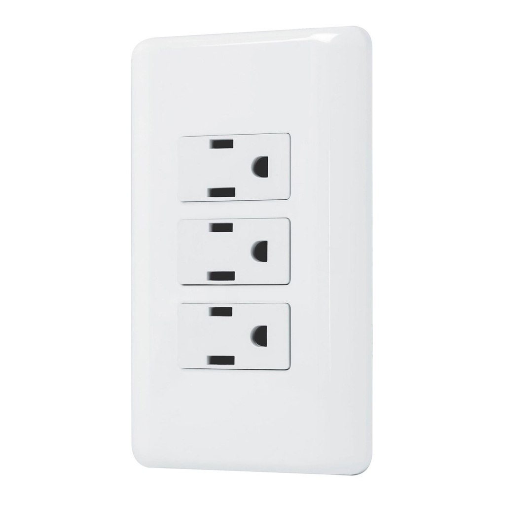 PA-COTR-B | Placa armada con 3 contactos, Volteck Basic