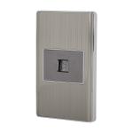 PA-TE-LA | Placa armada acero inox 1 toma para teléfono 1.5 mód, Lisboa