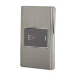 PA-TI-LA | Placa armada acero 1 interruptor de timbre 1.5 mód, Lisboa